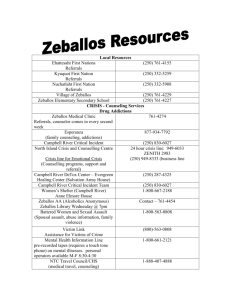 Zeballos Community Resources