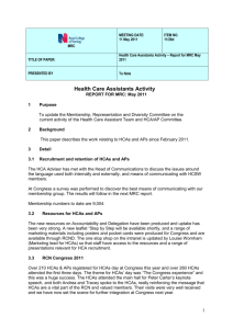 11.28d HCA Report - Royal College of Nursing