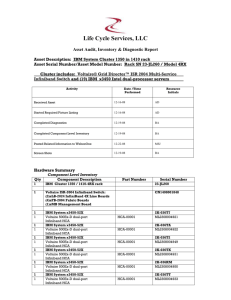 Life Cycle Services, LLC Asset Audit, Inventory & Diagnostic Report