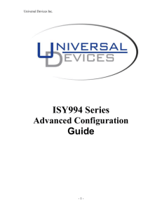 1 - Universal Devices, Inc.