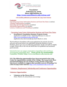Newsletter February 23, 2009 More information at: http://www