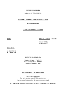 In the Database Analysis Life Cycle, "Testing and evaluation"