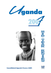 Mid-Year Review of the Consolidated Appeal for Uganda 2007 (Word)