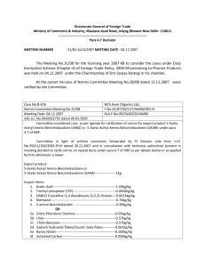 31/AM-08 - Directorate General of Foreign Trade