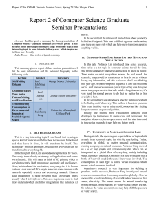 III. Grammar-Based Time Series Pattern Mining and