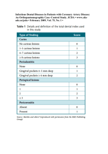 The influence of chronic periodontitis on serum TNF-alpha, IL
