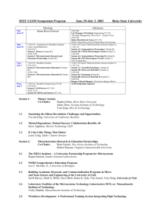 IEEE_symposium_program - Microsystems Technology