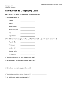 2. Introduction to Geography