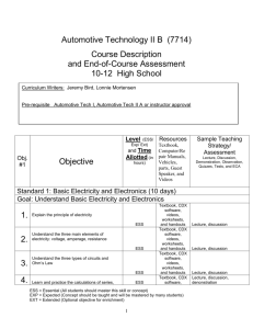 Auto Tech II B