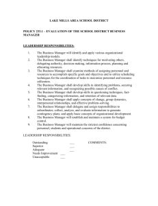 Policy 233.1 - Lake Mills Area School District