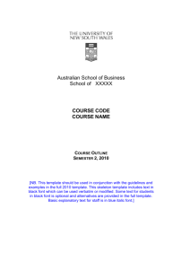 Australian School of Business