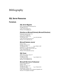 Appendix E: Bibliography