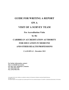 guide for writing a report - CAAM-HP