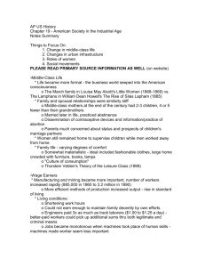 AP US History Chapter 19 - American Society in the Industrial Age