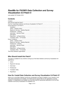 SPSS Dimensions Desktop 5.5 Readme