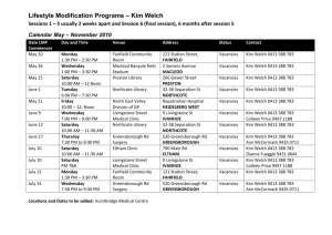 Lifestyle Modification Programs - NEVDGP :: North East Valley