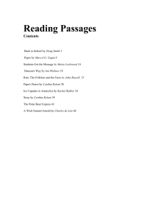 CASI 7 Reading Passages