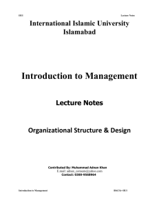 Lecture-Notes-Organization Design
