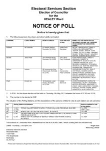 notice of poll