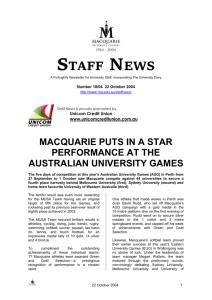 staff mates - Macquarie University
