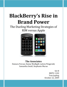 BlackBerry's Rise in Brand Power