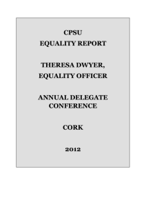 Equality 2012 Report