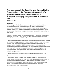 Case Law - Equality and Human Rights Commission