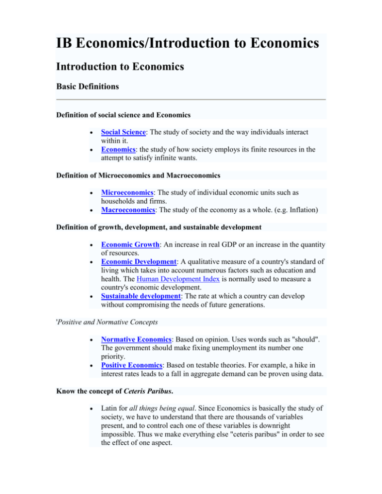ib economics sample essay