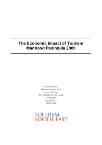Revised 2009 Manhood Peninsula Tourist Economic Impact Estimates