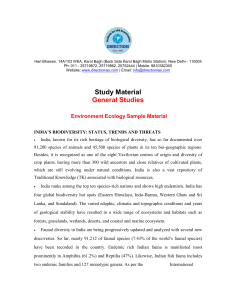 GS – Environment ecology Sample Material