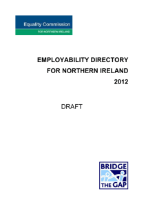Directory of employability projects in Northern Ireland