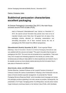 Greiner Packaging International Media Service 2009