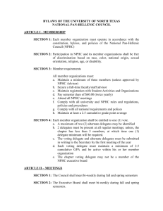 NPHC Constitution - Division of Student Affairs