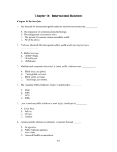 Chapter 16 Review Quiz
