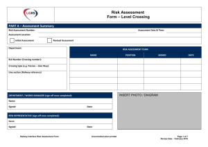 Risk Identification Template