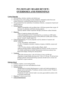 OVERDOSES AND POISONINGS