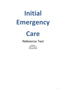 Initial Emergency Care