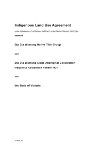 5. Settlement Package does not constitute recognition of Native Title