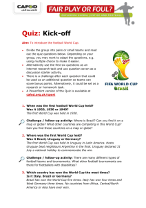 World Cup Quiz notes: Brazil 2014 (doc , 115kb)