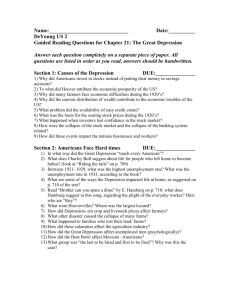 Guided Reading Questions for Chapter 21 Section 2: