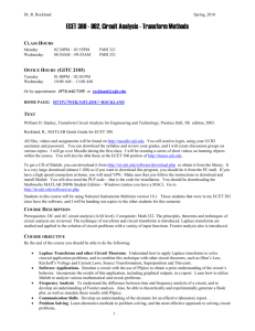 Intro to Microprocessors Syllabus