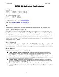 Intro to Microprocessors Syllabus