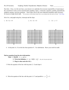 Geom graphing parallel perpendicular midpoint distance