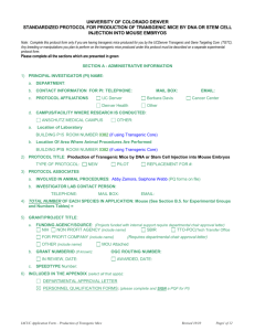 Protocol Form Basic Document - University of Colorado Denver
