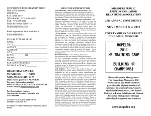 Conference brochure