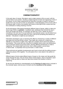 Cinematography introduction