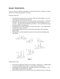 basic positions - Charmion Performing Arts Center