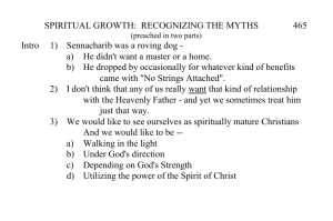 recognizing the myths - Cheyenne Church of Christ