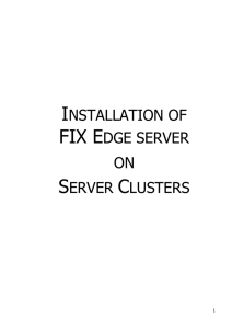 Quick Start Guide for Server Clusters