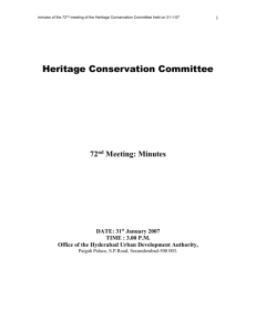 Heritage Conservation Committee